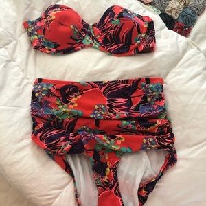 Retro Floral Urban Outfitters Bikini